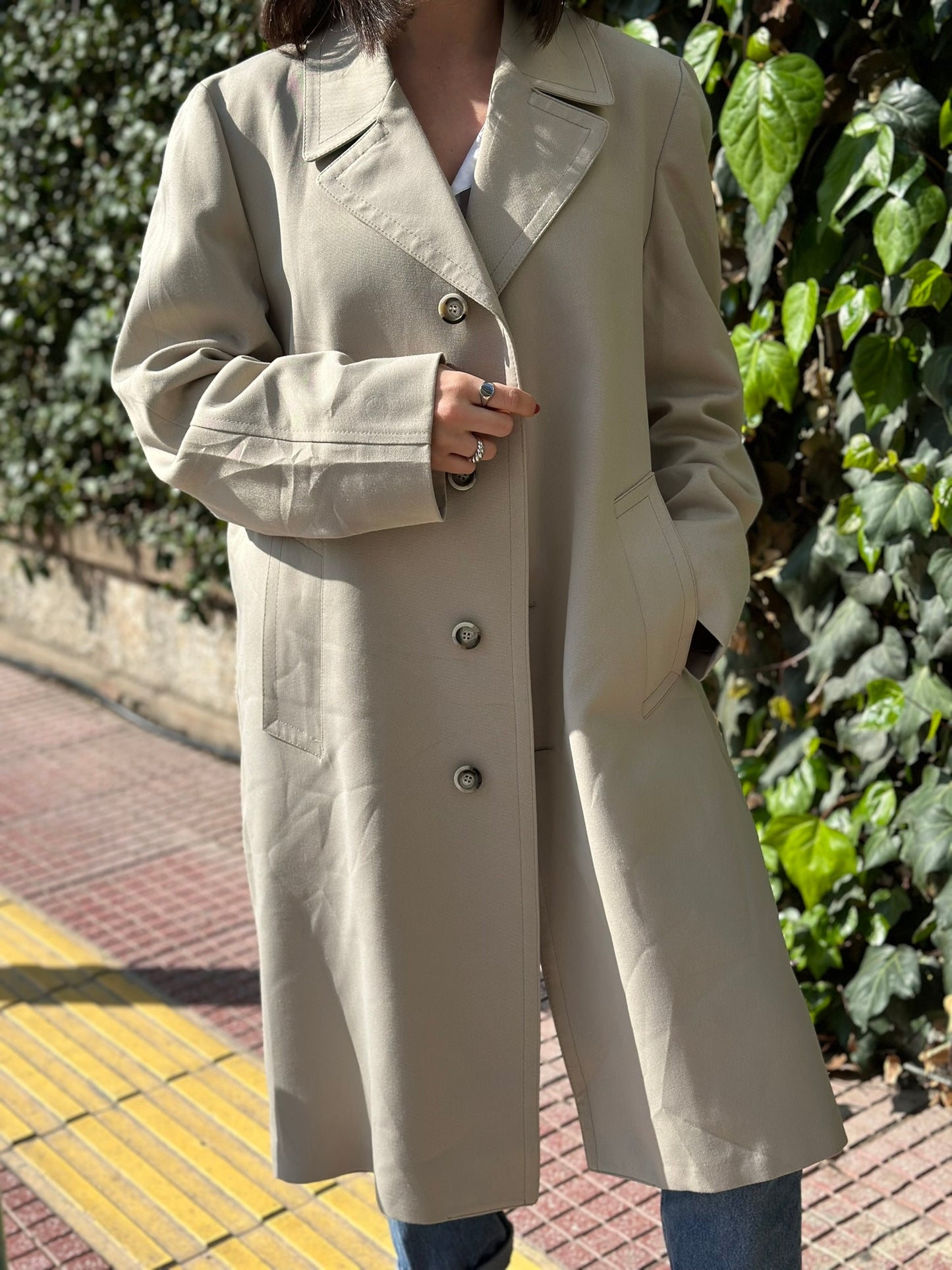 Beige Long Coat