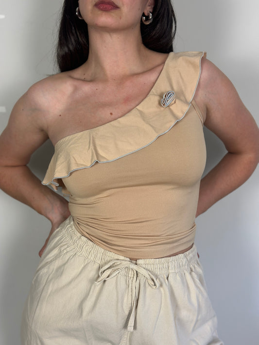 One-shoulder Top