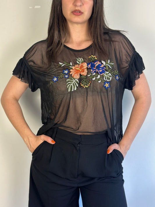 Vintage Sheer Top