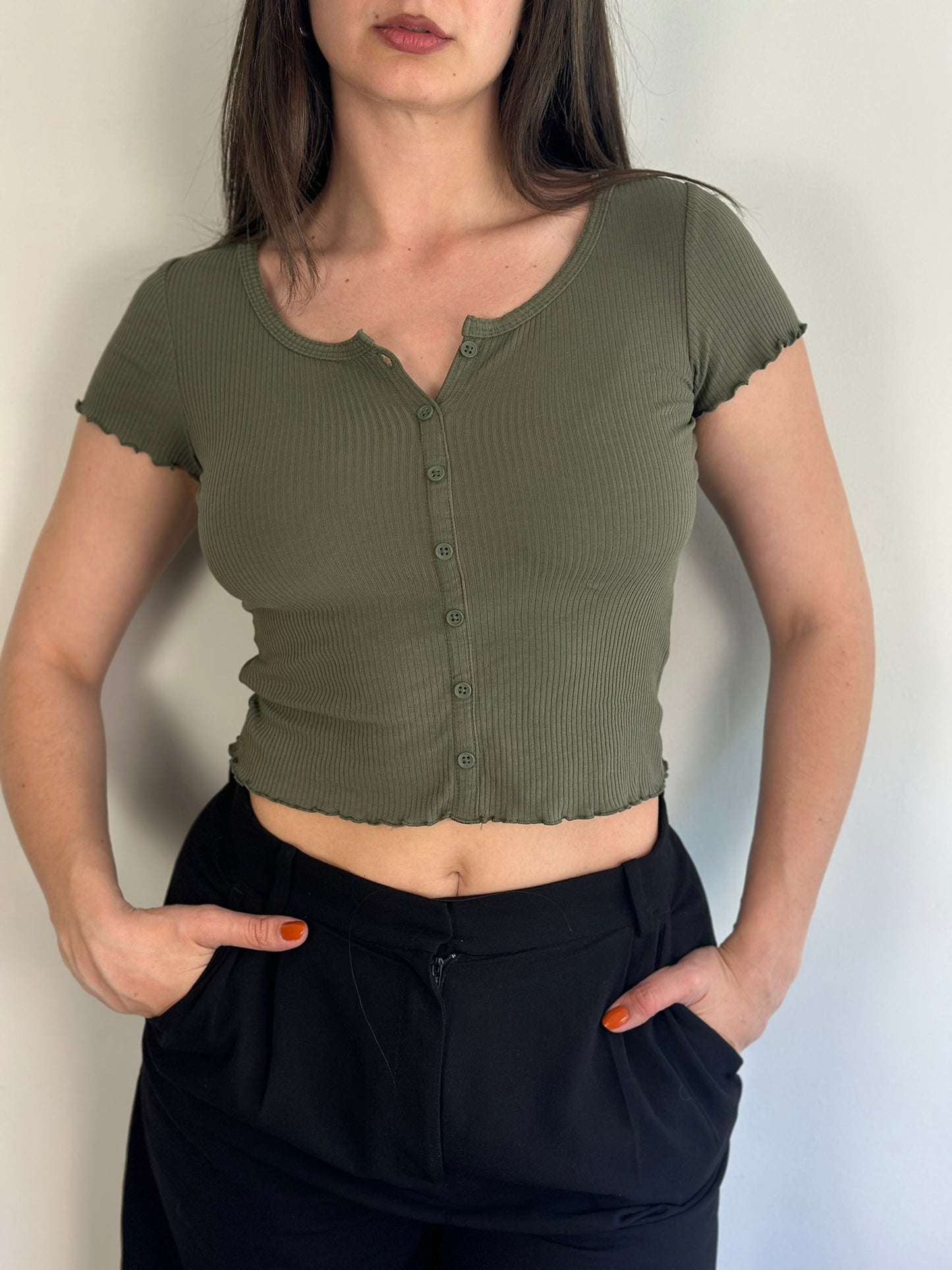Ribbed Crop Top