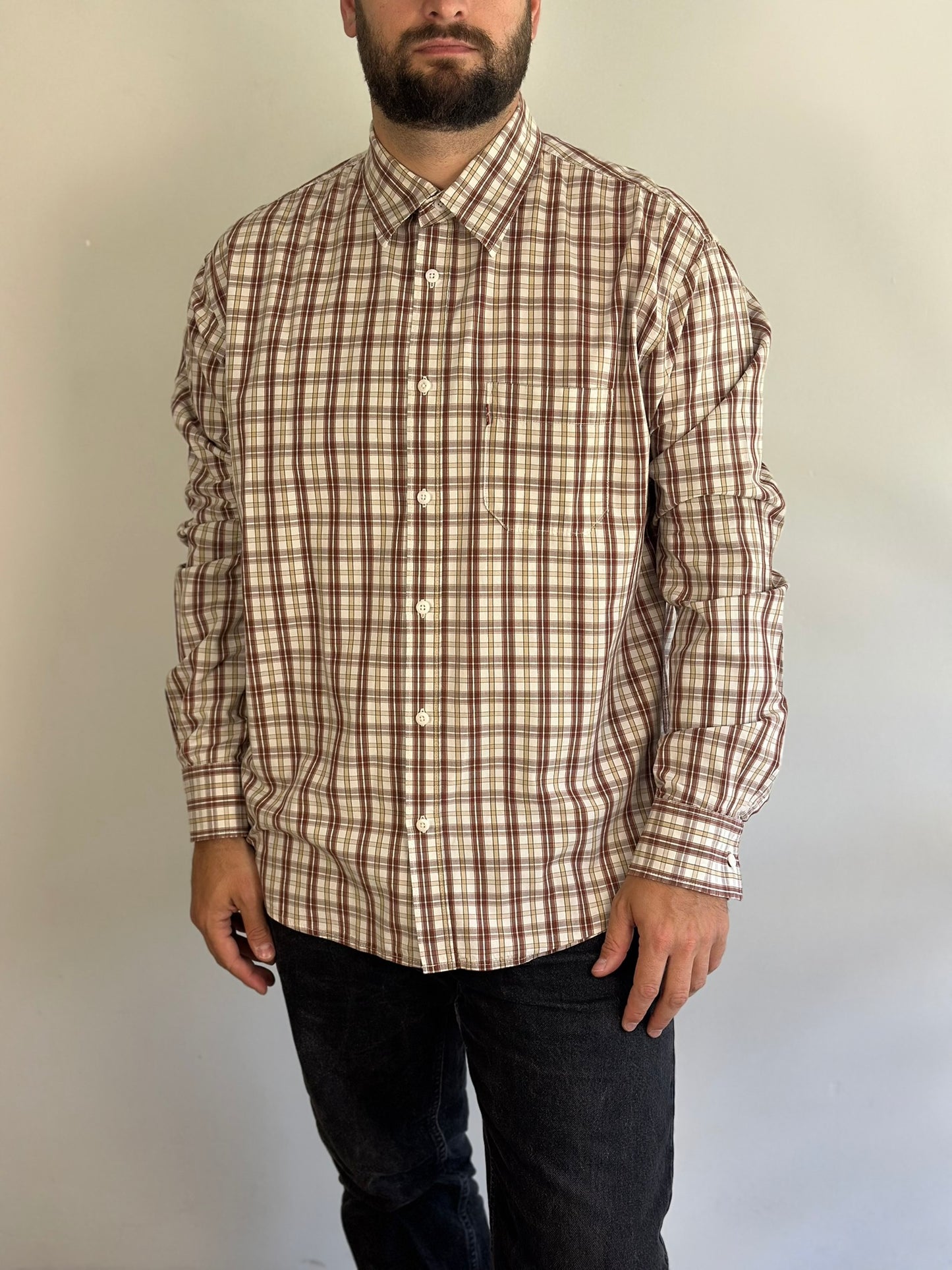 Vintage Levis Plaid Shirt