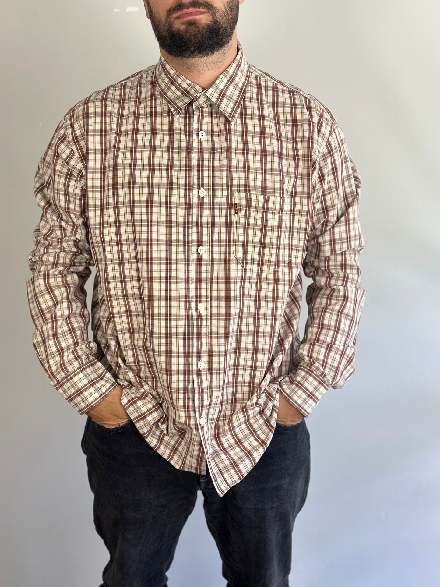 Vintage Levis Plaid Shirt