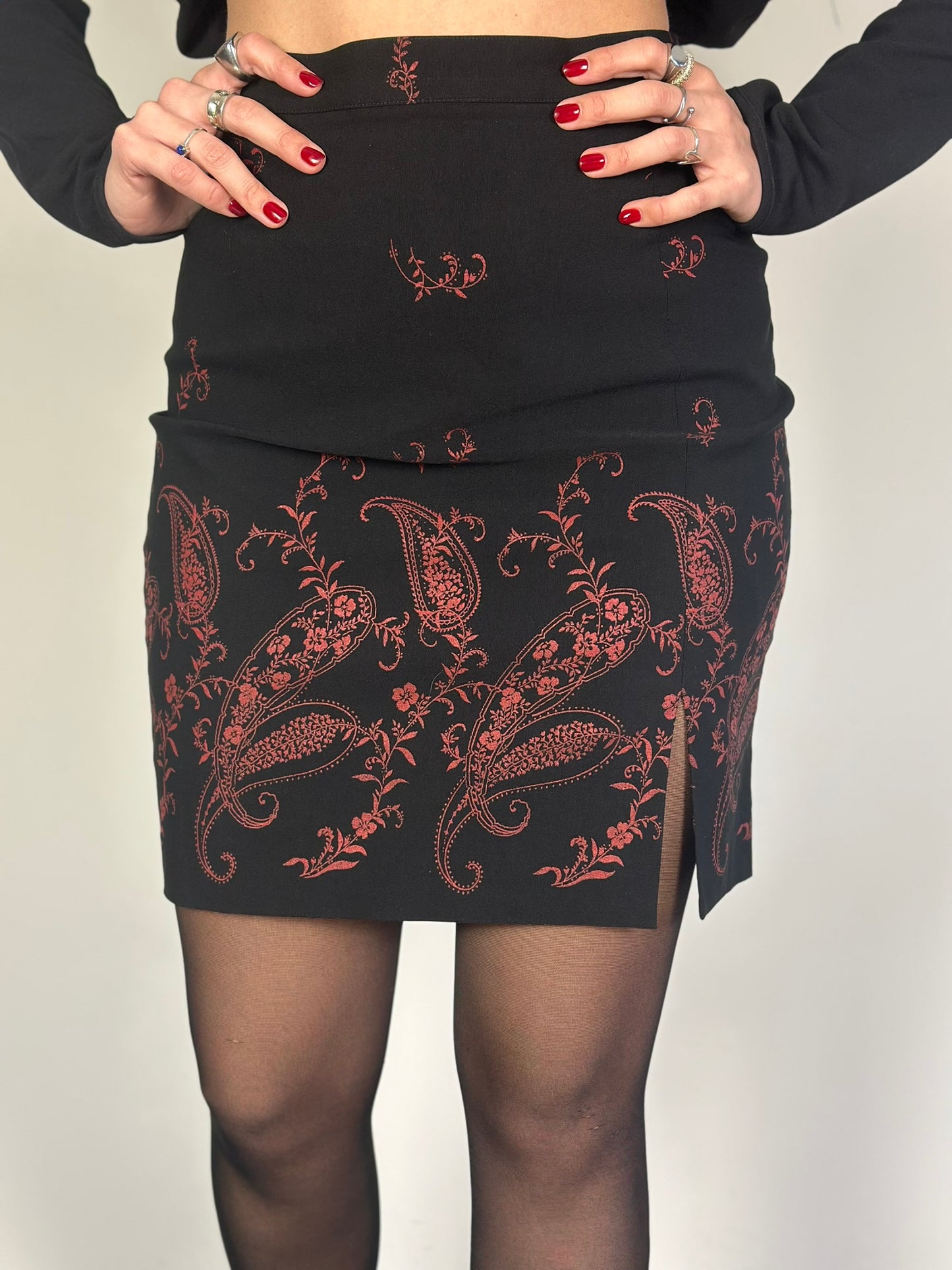 Vintage Patterned Skirt