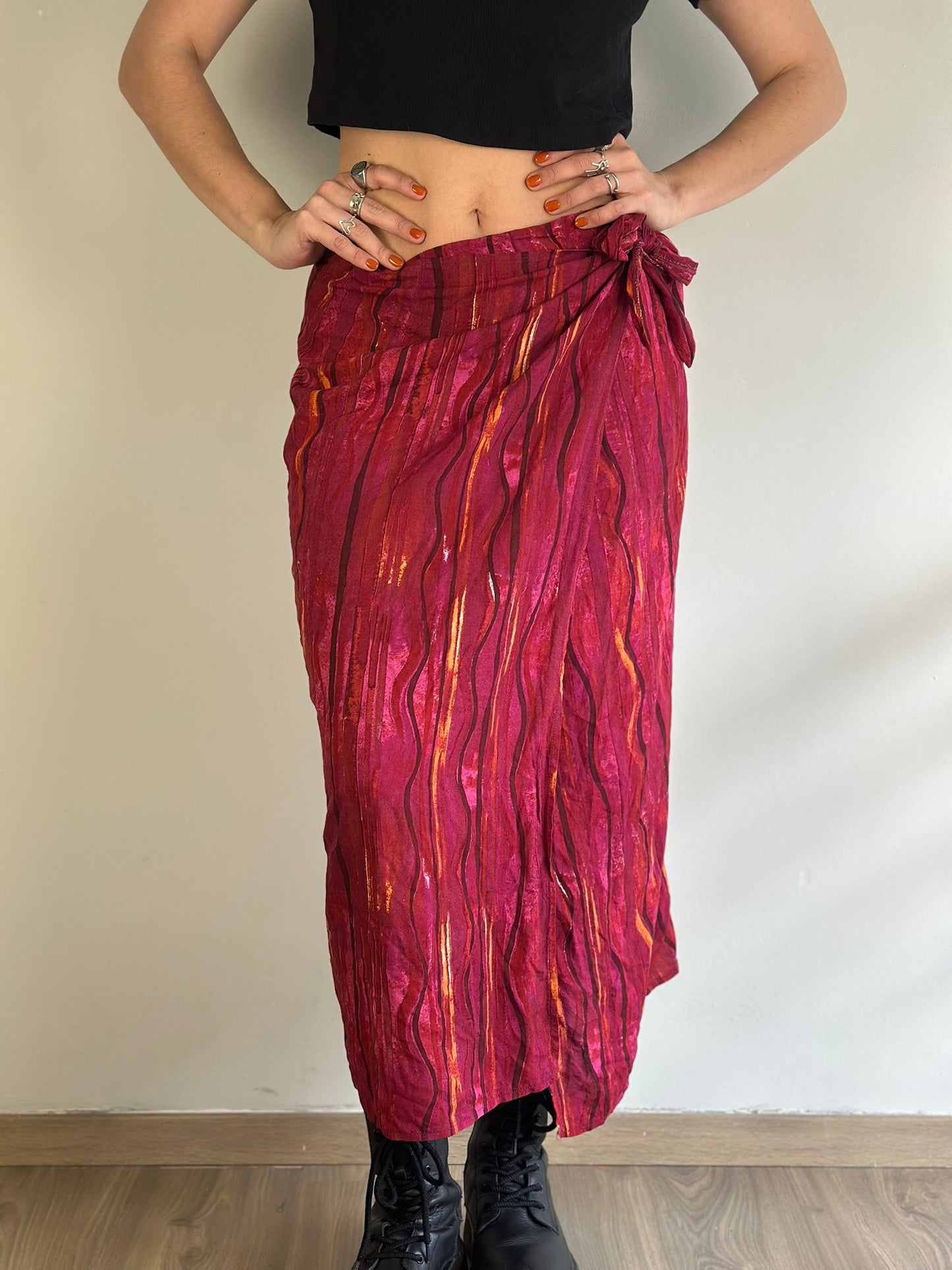Vintage Wrap Skirt
