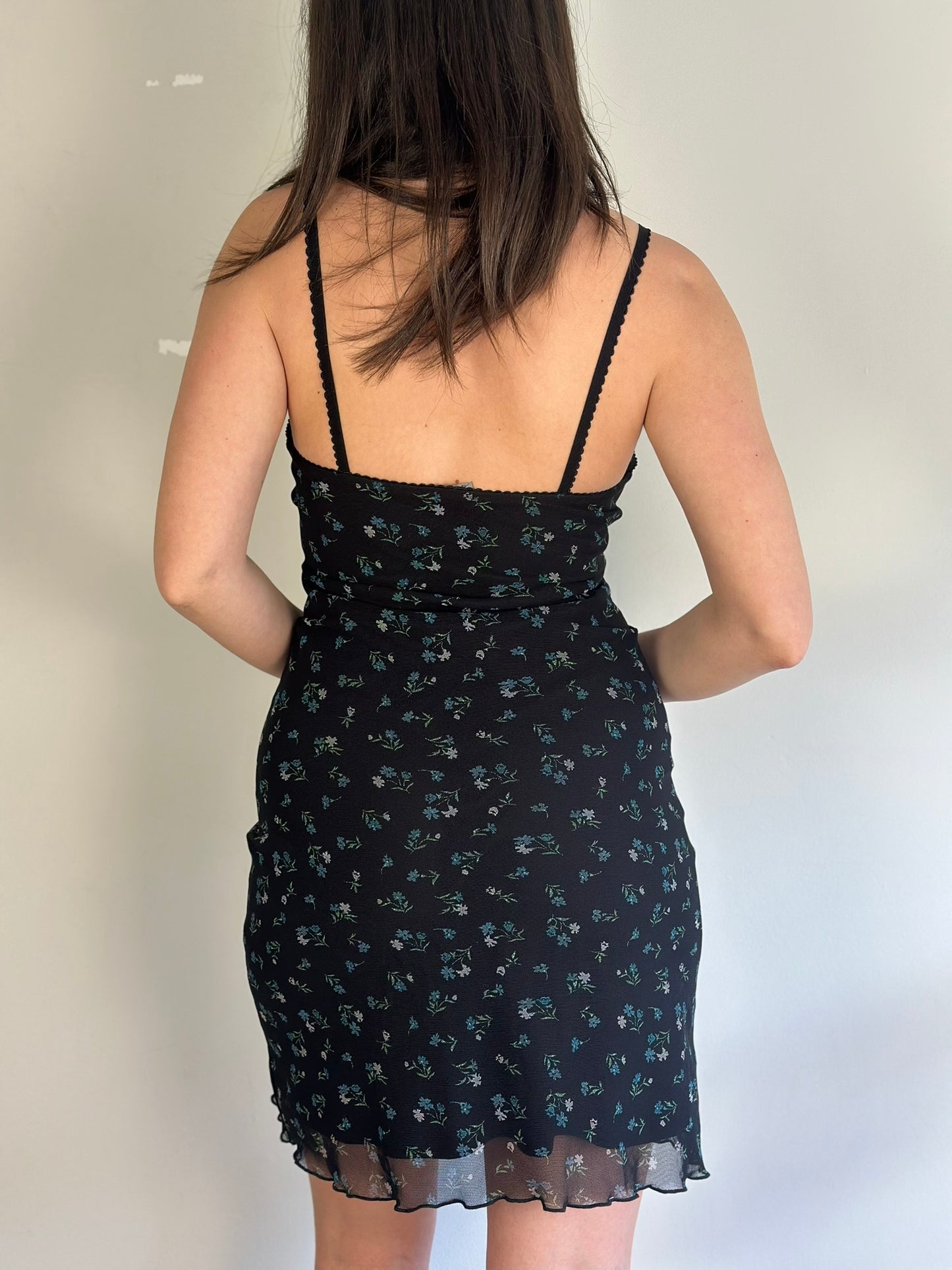 Vintage Floral Mini Dress