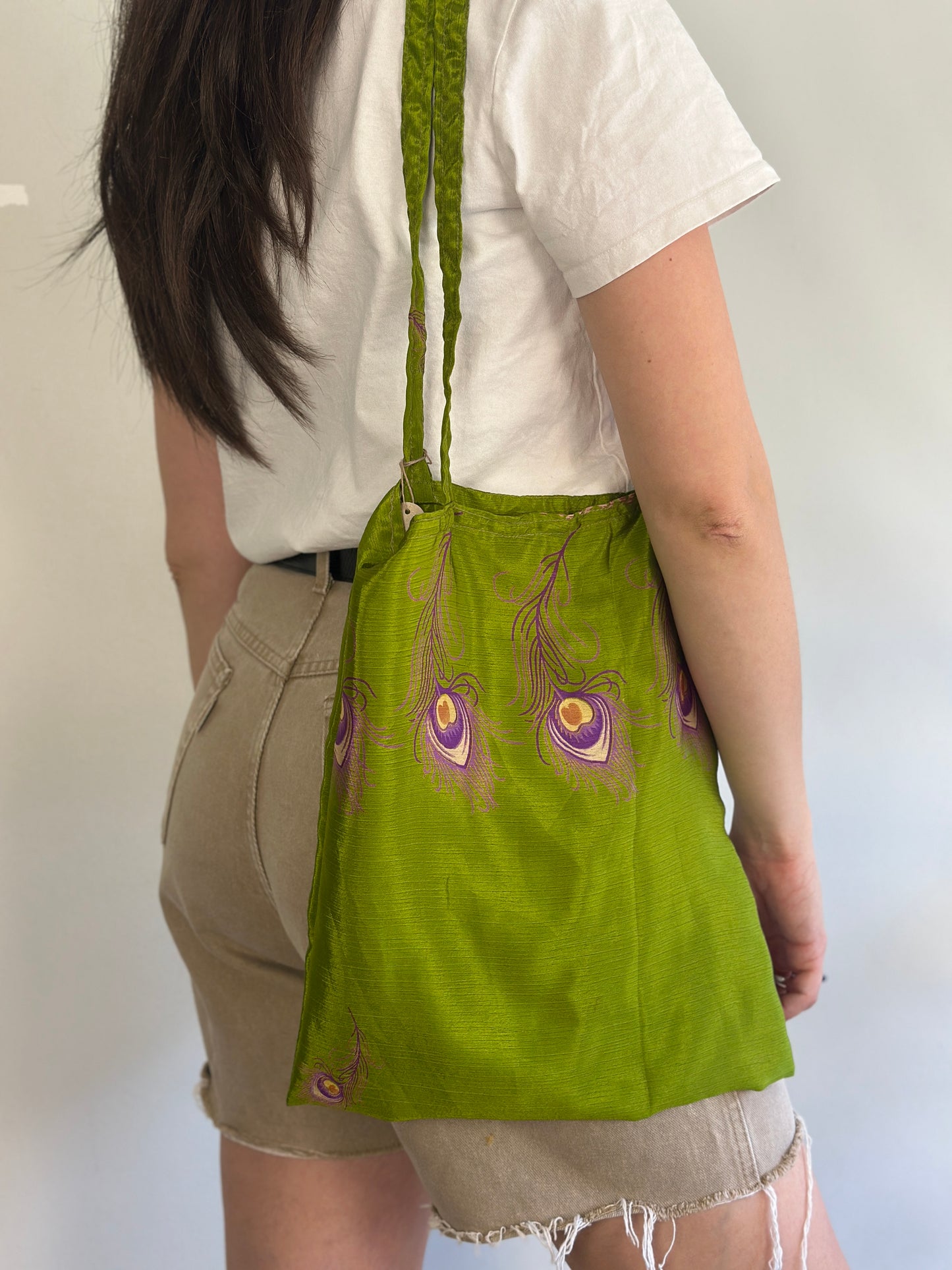 Recycled Silk Tote Bag
