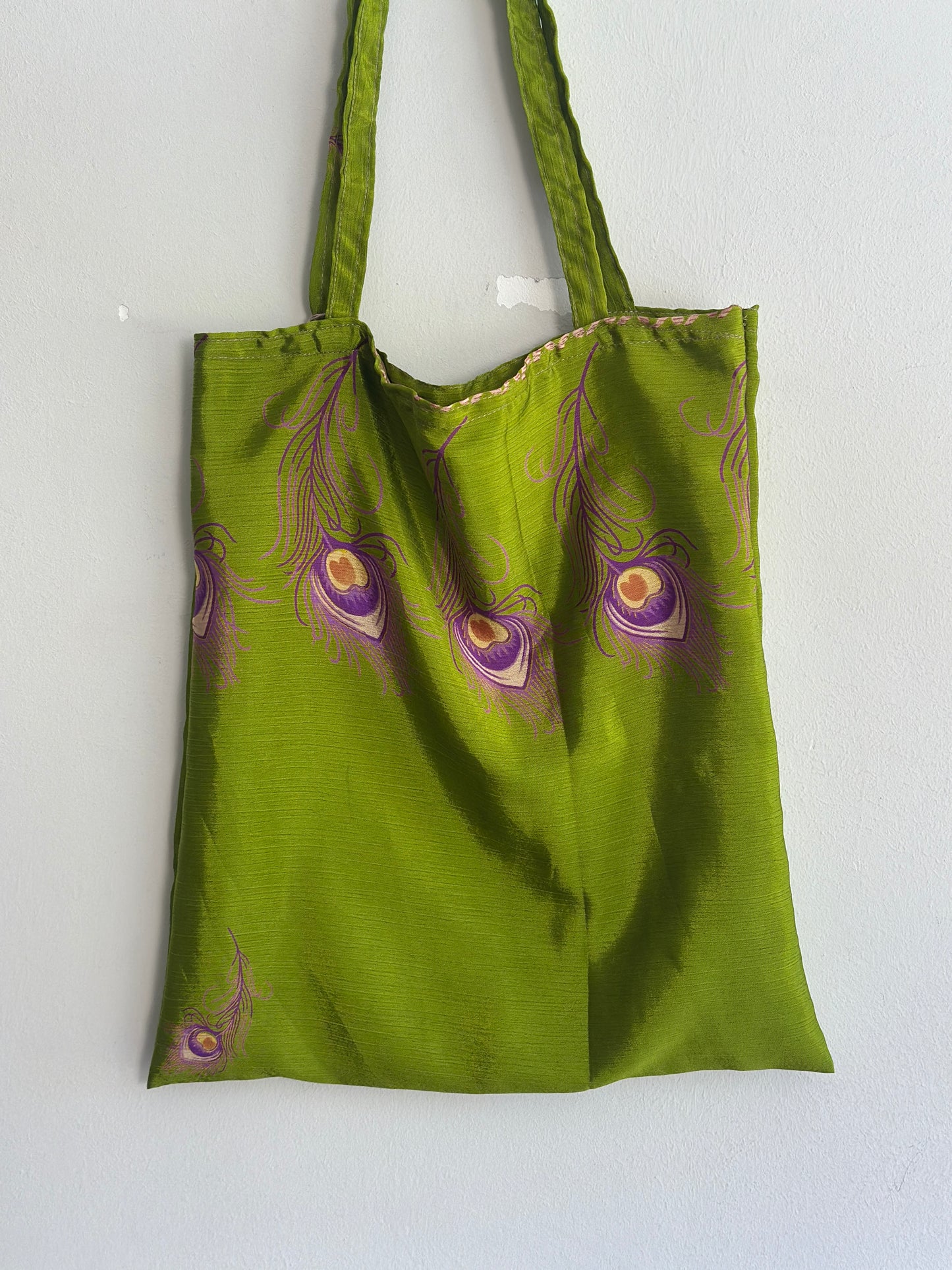 Recycled Silk Tote Bag