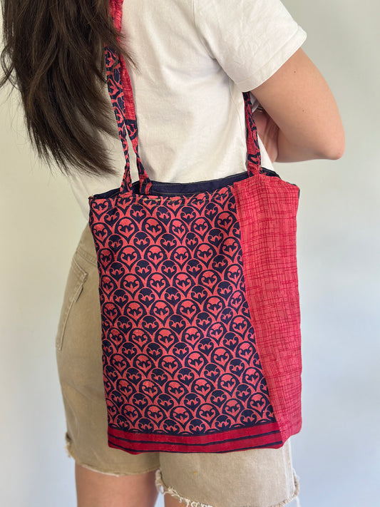 Recycled Silk Tote Bag