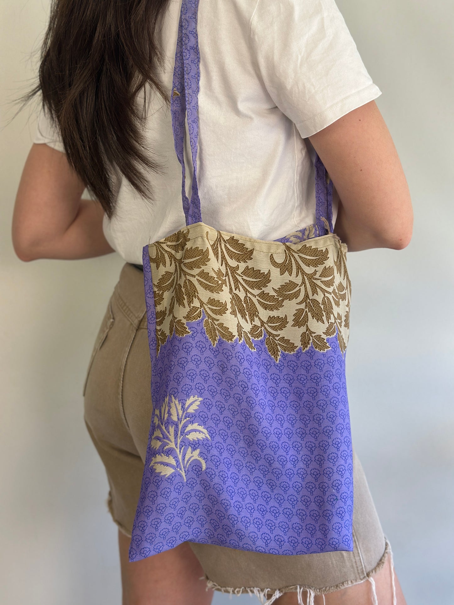 Recycled Silk Tote Bag