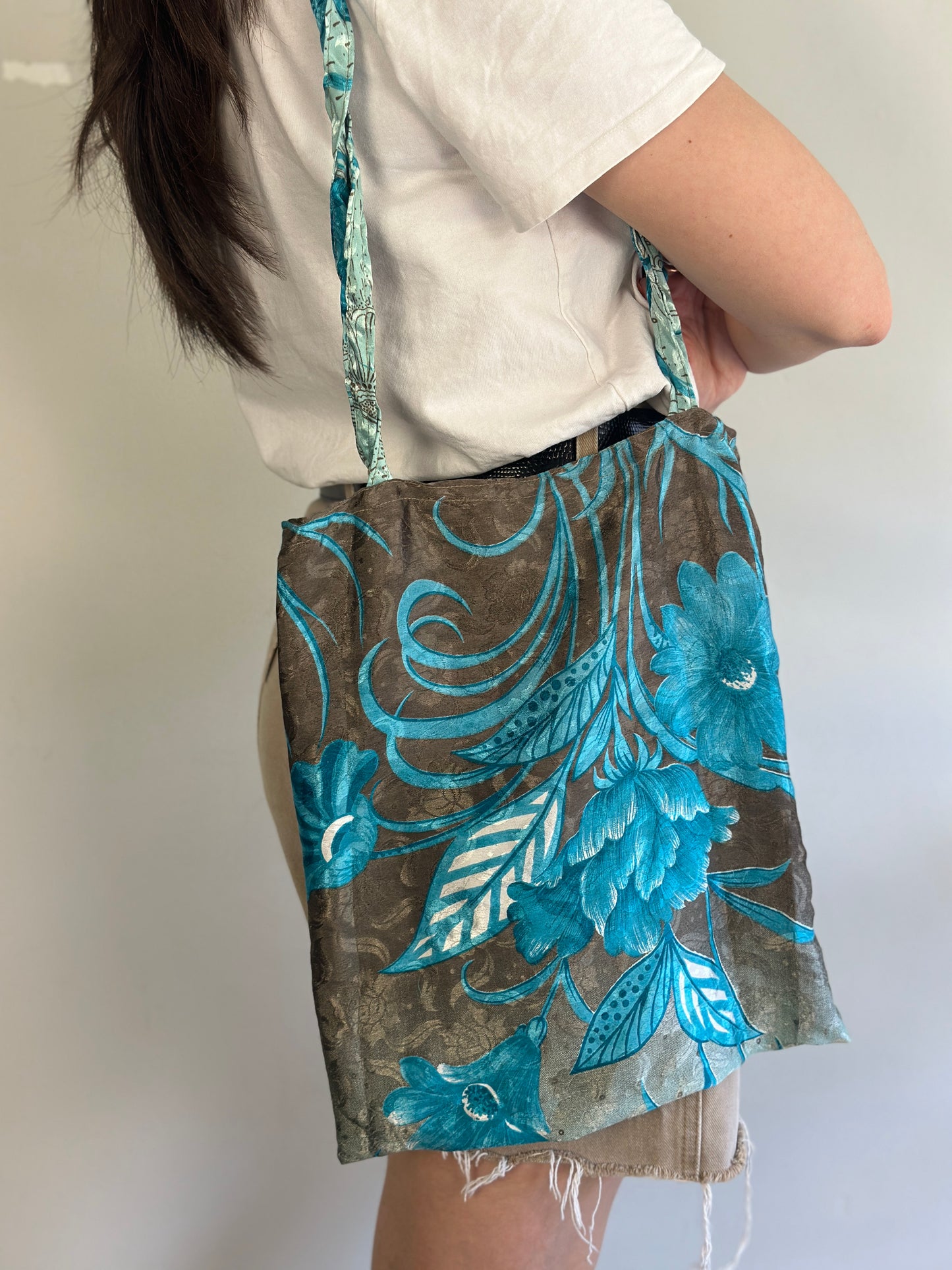 Recycled Silk Tote Bag