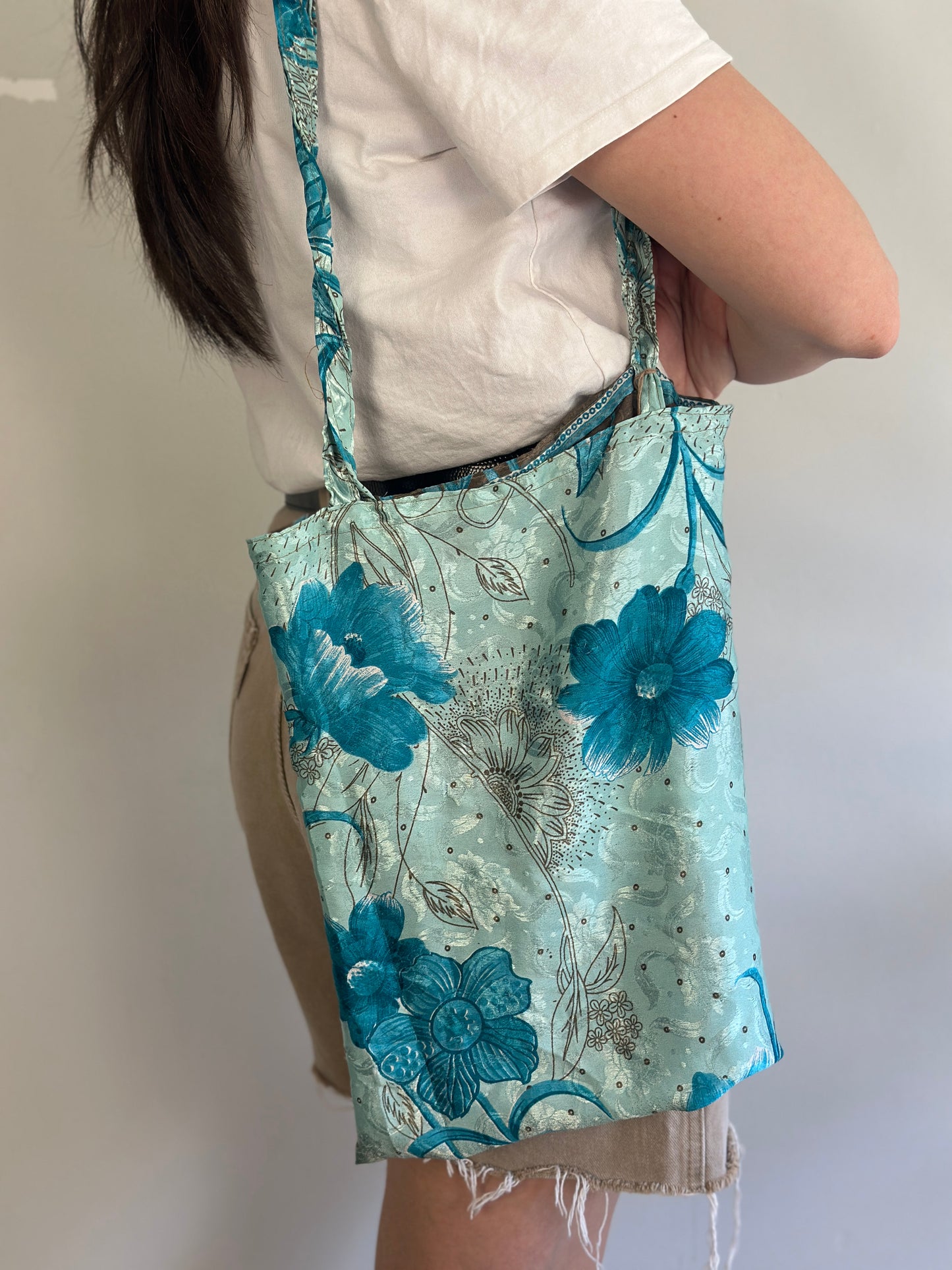 Recycled Silk Tote Bag