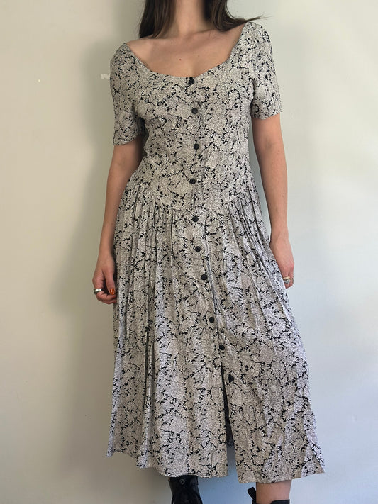 Vintage Patterned Dress
