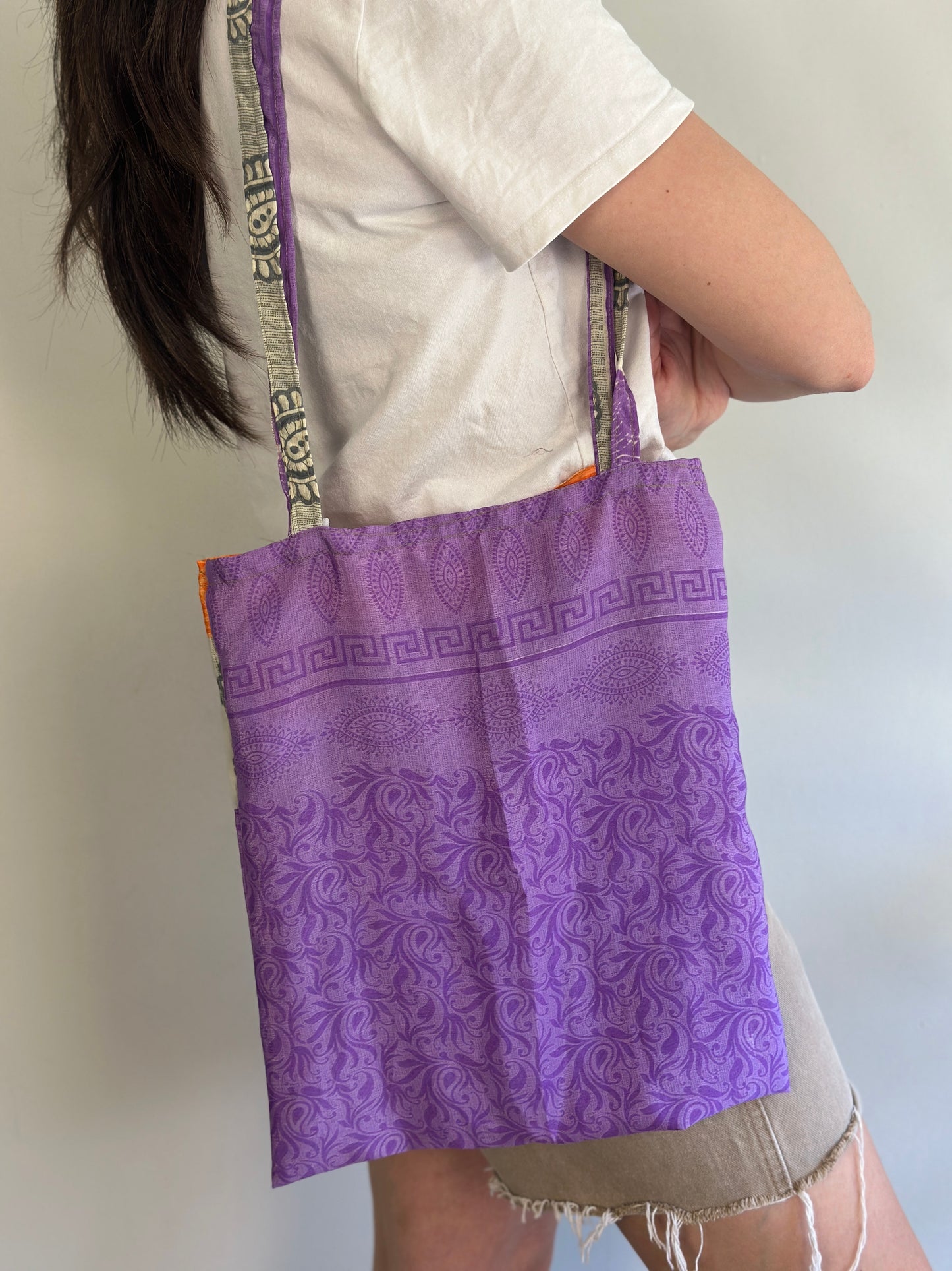 Recycled Silk Tote Bag