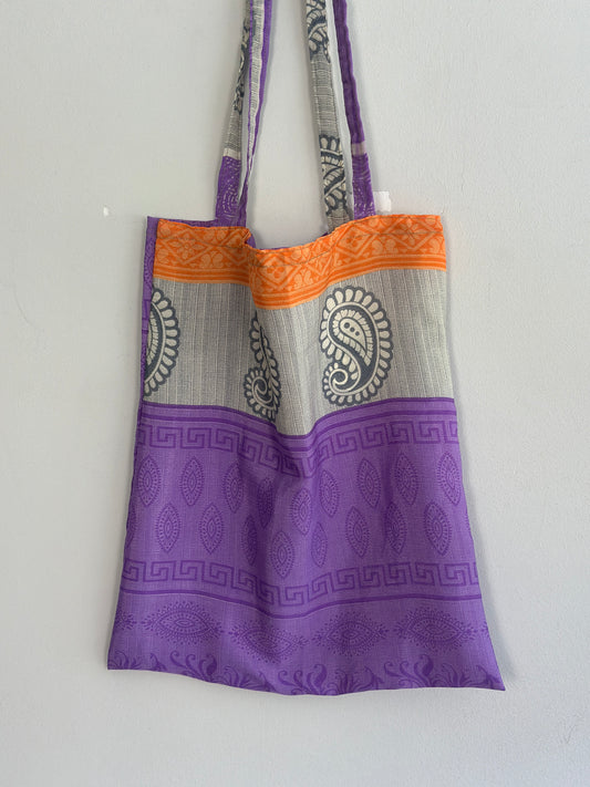Recycled Silk Tote Bag
