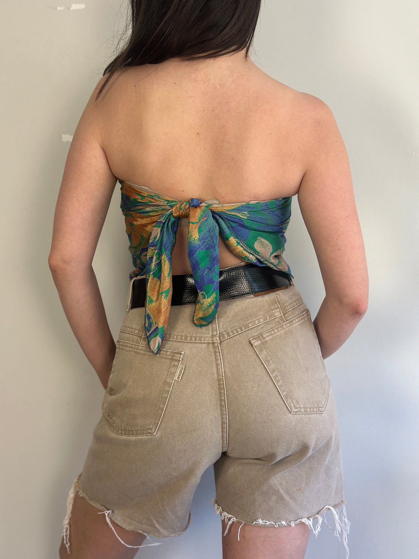 Recycled Silk Scarf-Top