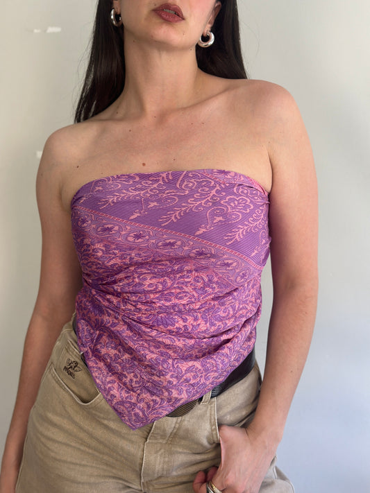 Recycled Silk Scarf-Top