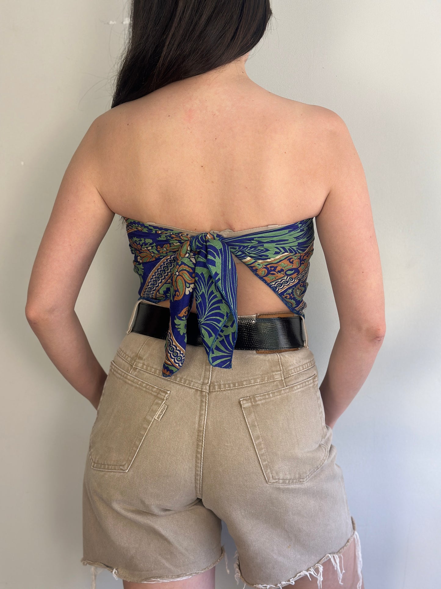 Recycled Silk Scarf-Top