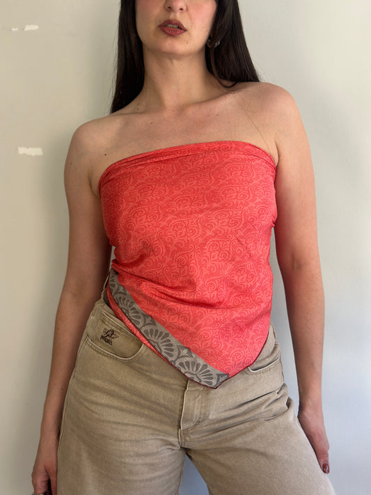 Recycled Silk Scarf-Top