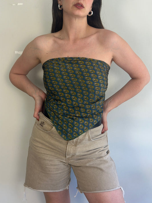 Recycled Silk Scarf-Top