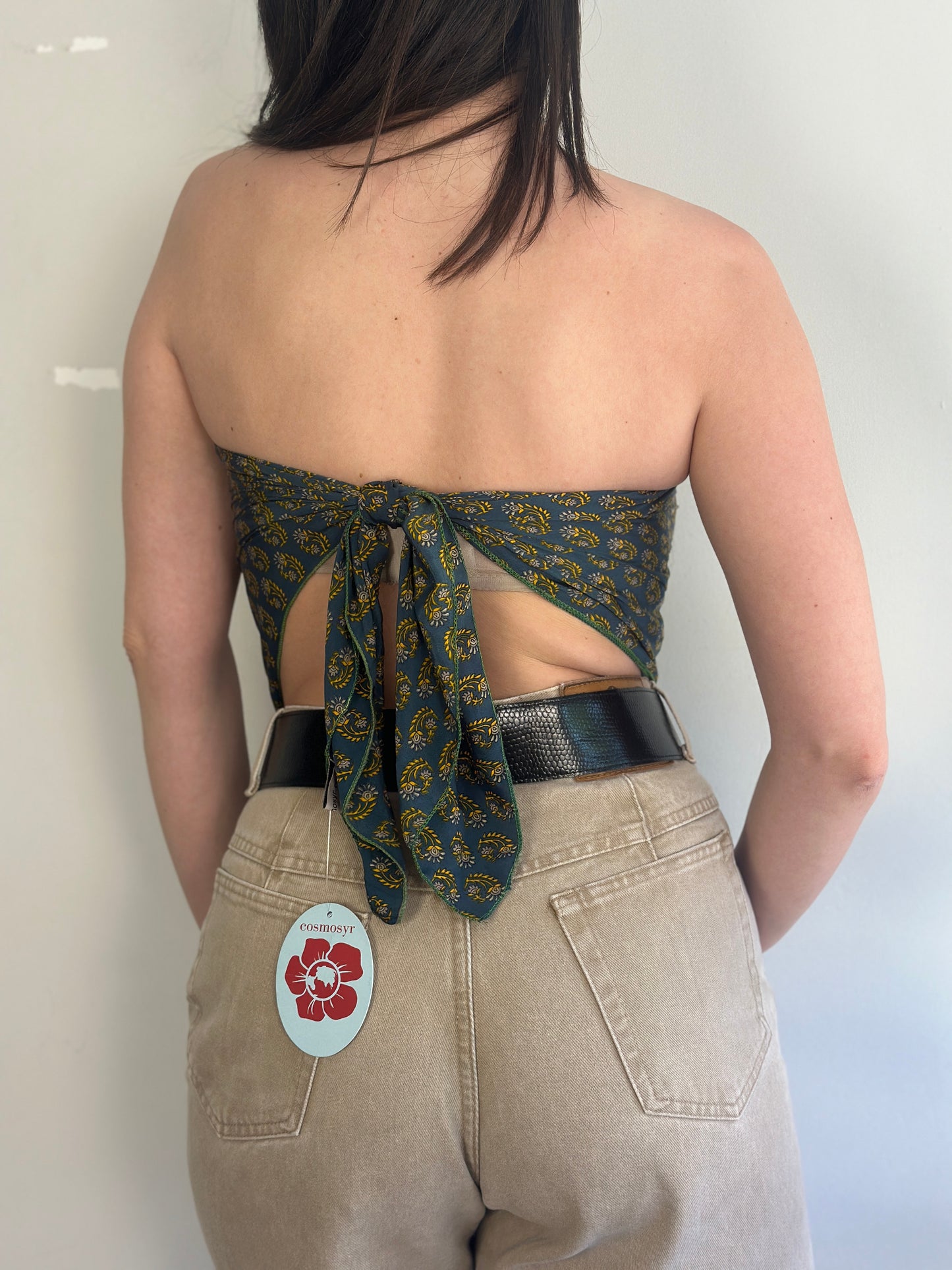Recycled Silk Scarf-Top