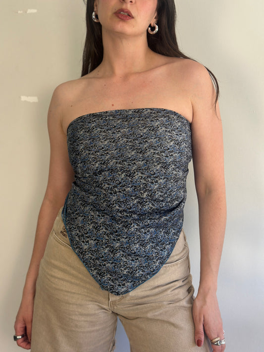 Recycled Silk Scarf-Top