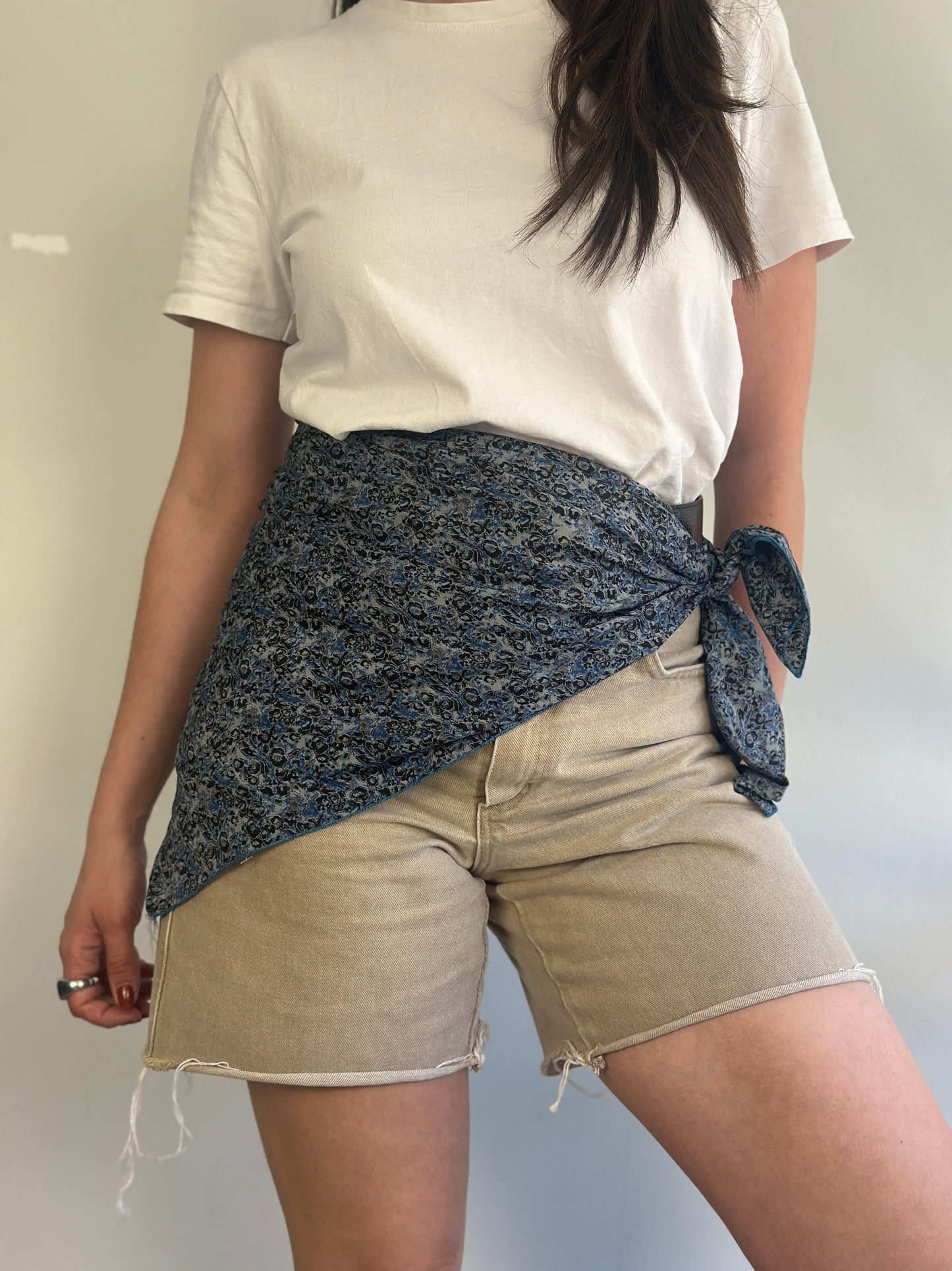 Recycled Silk Scarf-Top