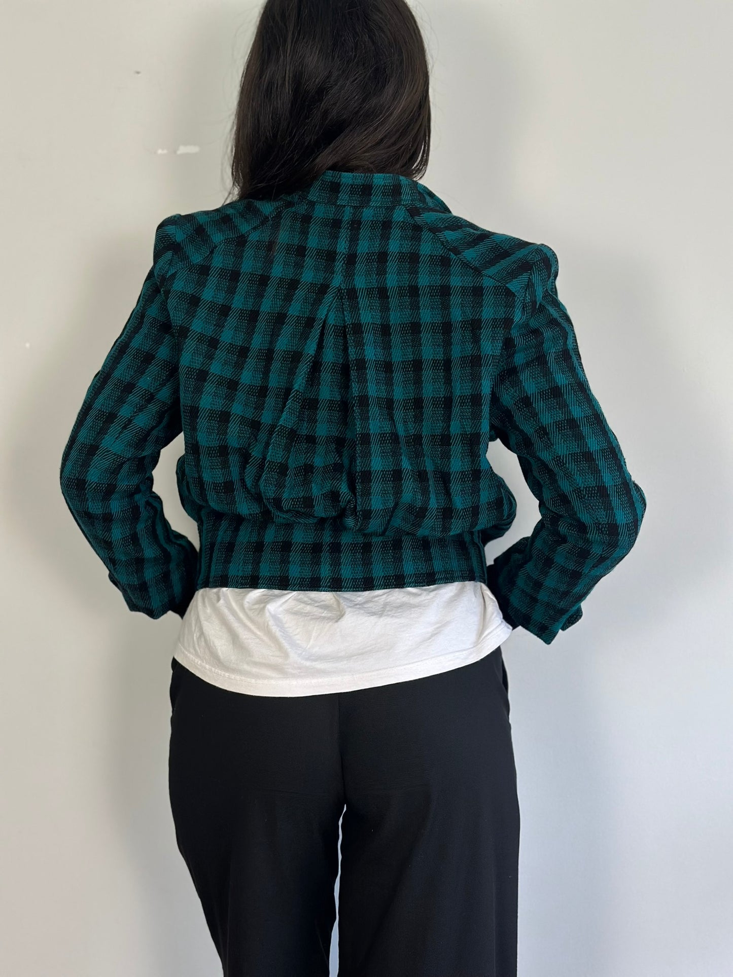 Vintage Plaid Blazer