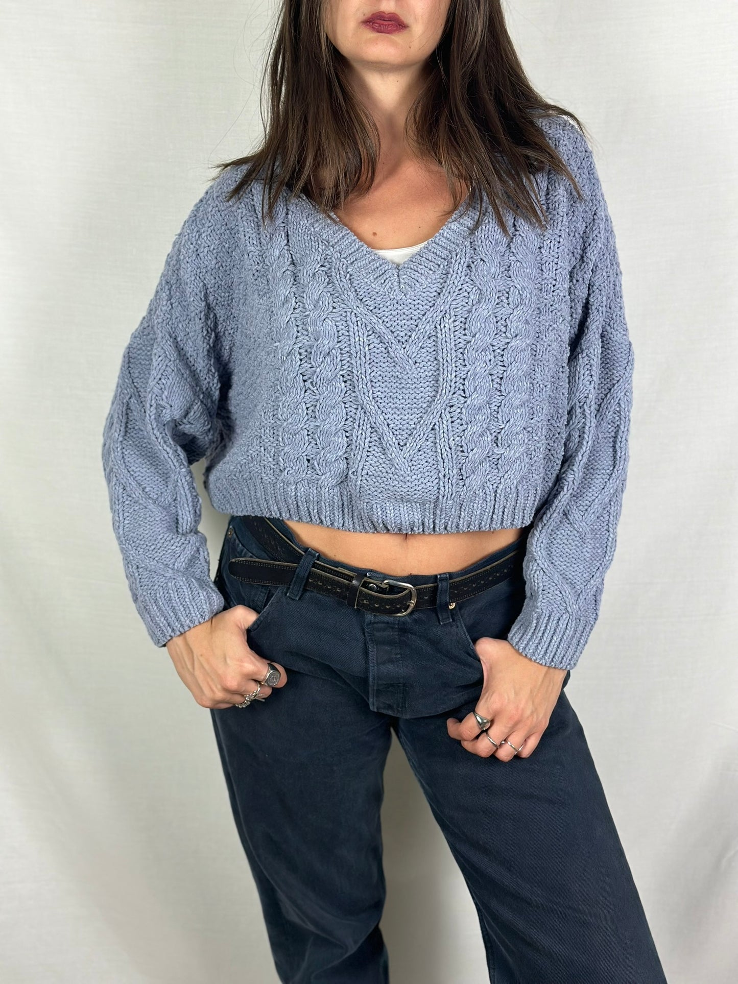 Vintage Cropped Sweater