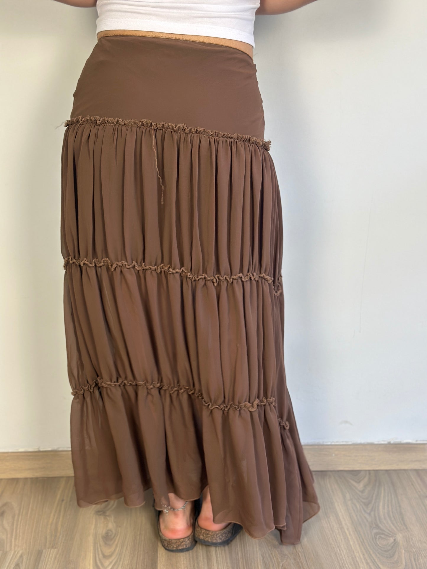 Maxi Brown Skirt