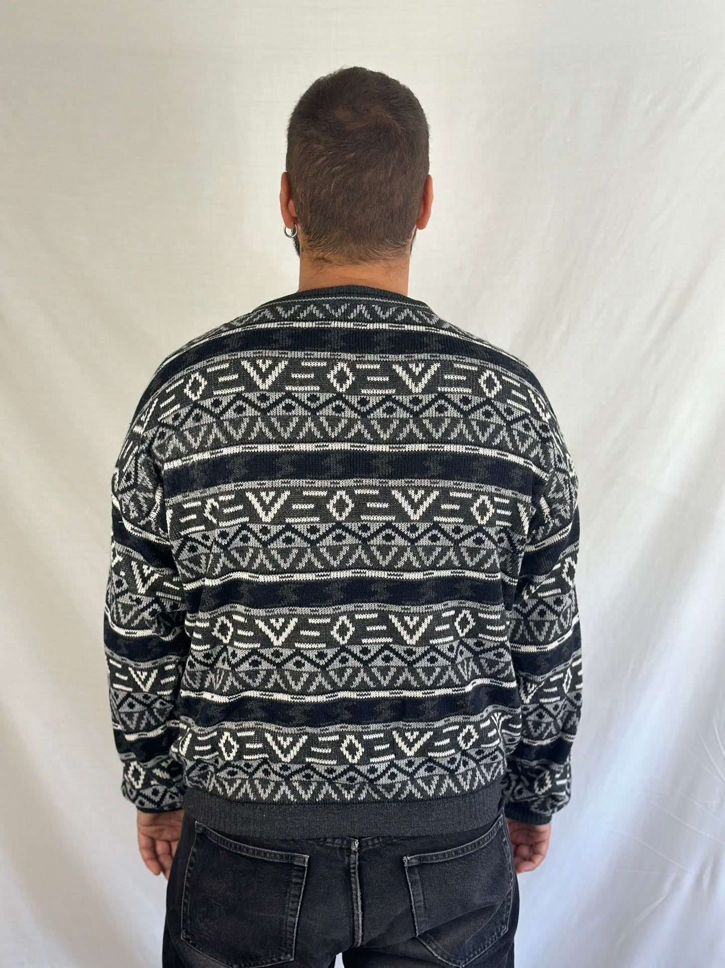 Vintage Patterned Sweater