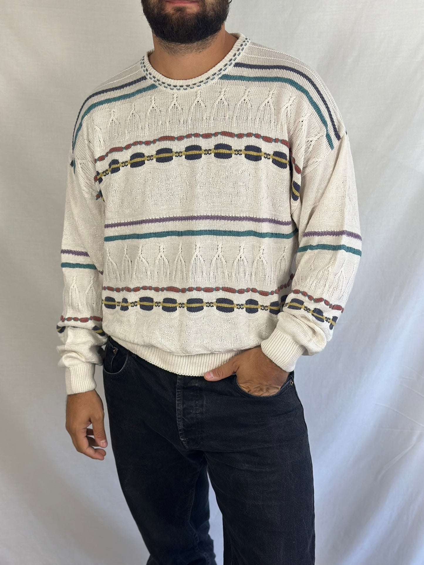 Vintage Patterned Sweater