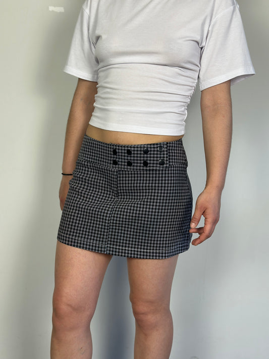 Mini Plaid Skirt