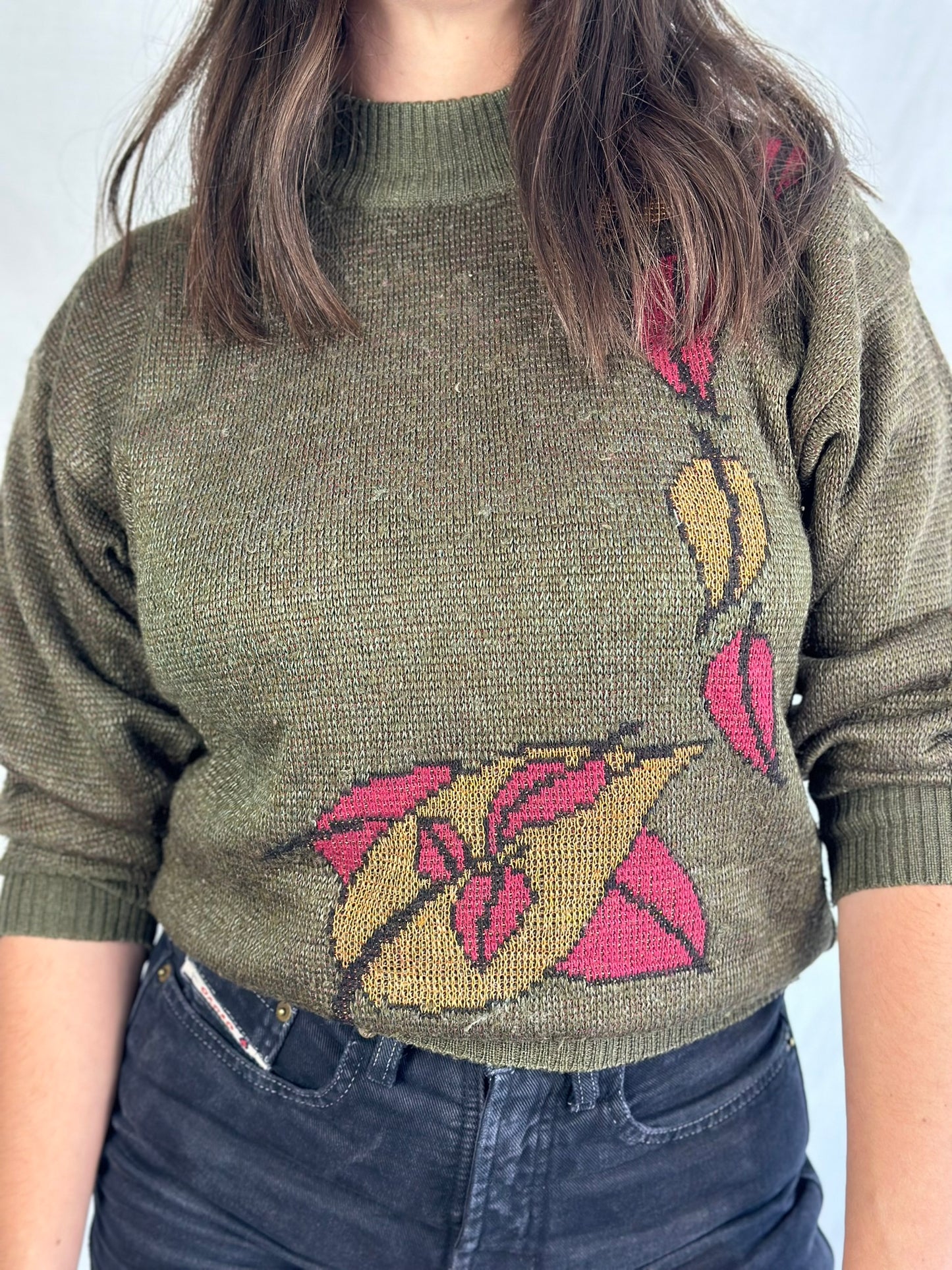 Vintage Patterned Sweater