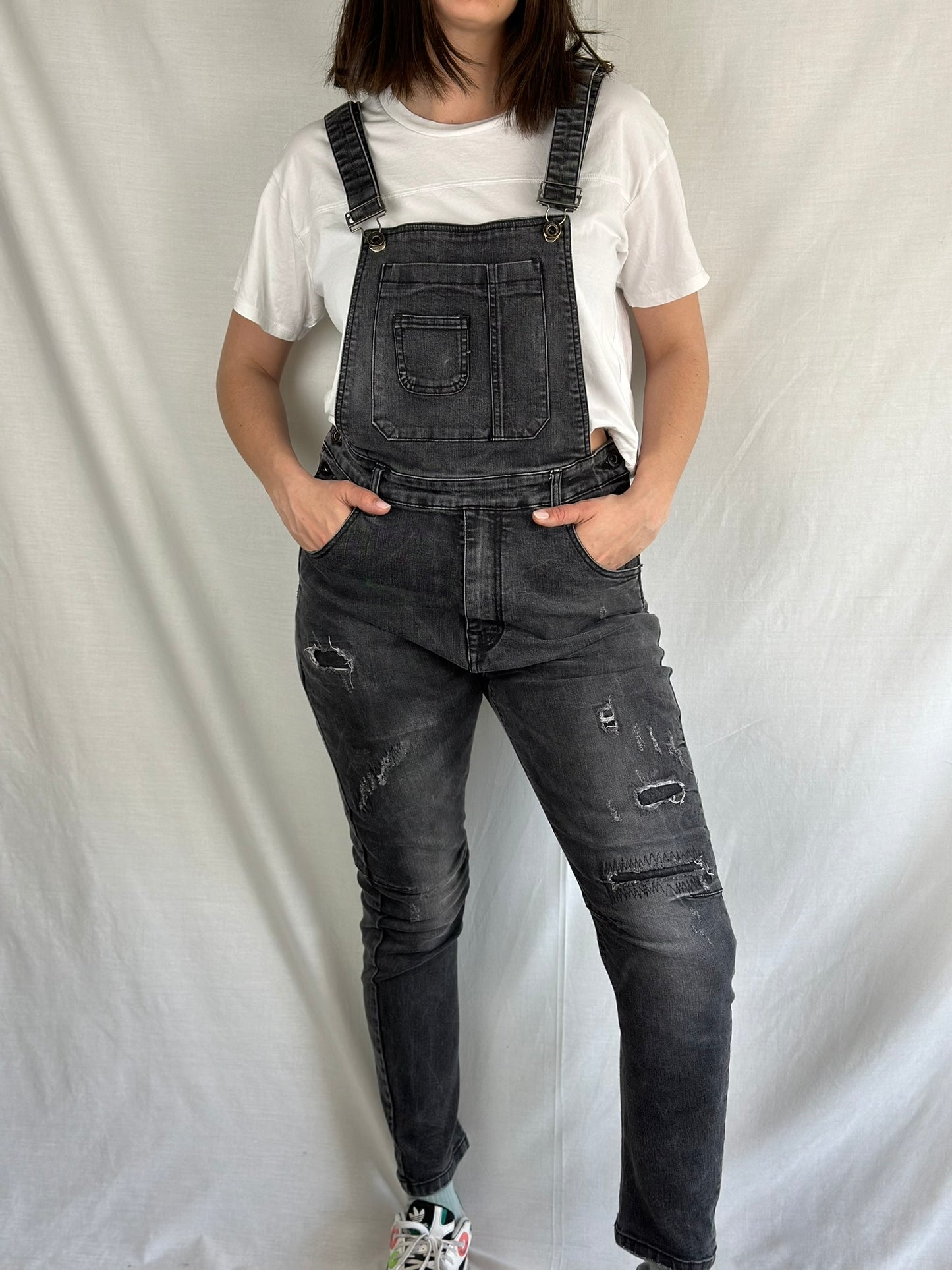 Denim Black Overall