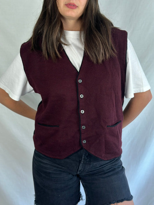 Cardigan Sweater Vest