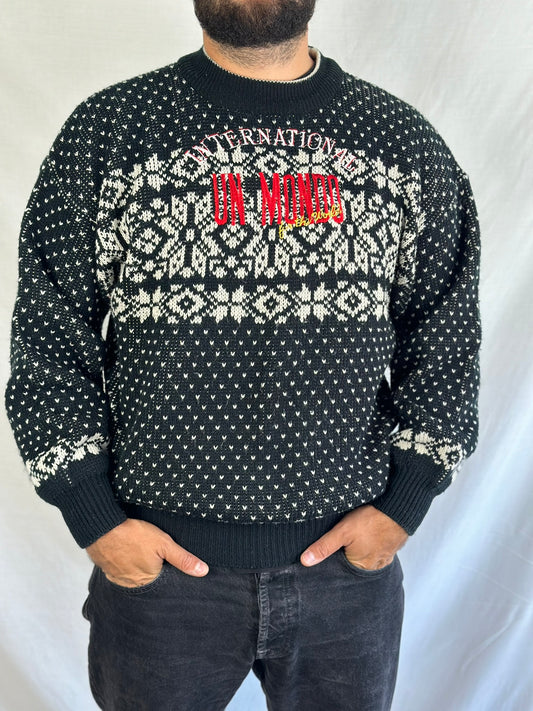 Vintage Patterned Sweater