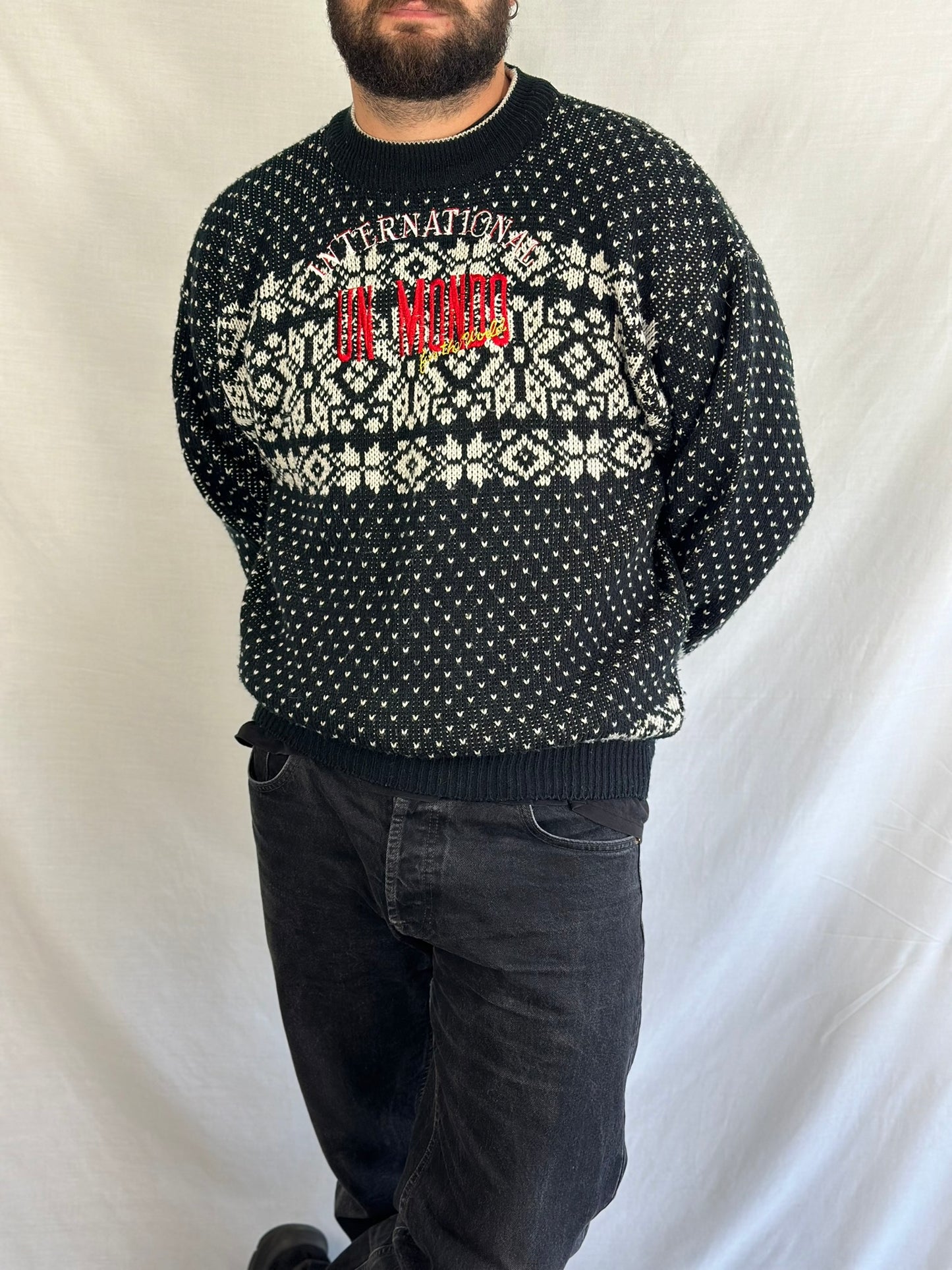 Vintage Patterned Sweater