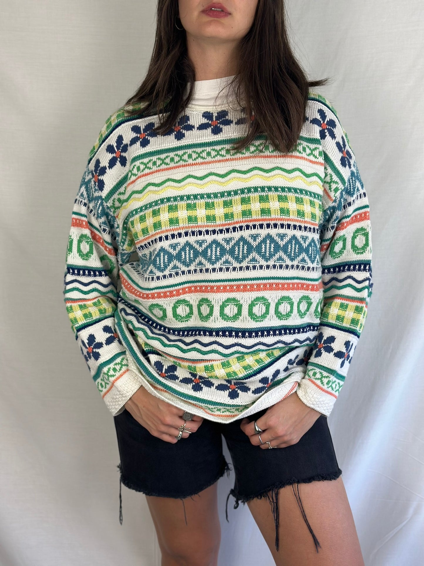 Vintage Patterned Sweater