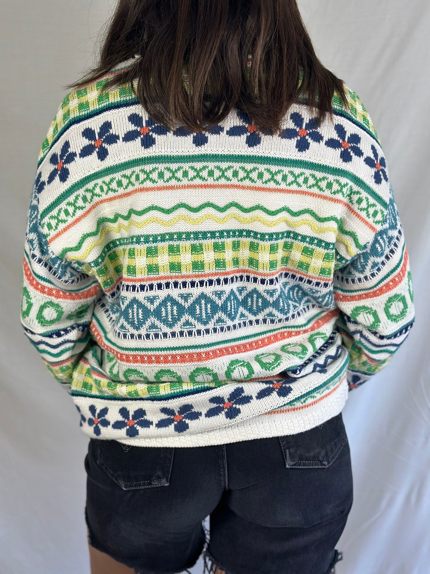 Vintage Patterned Sweater