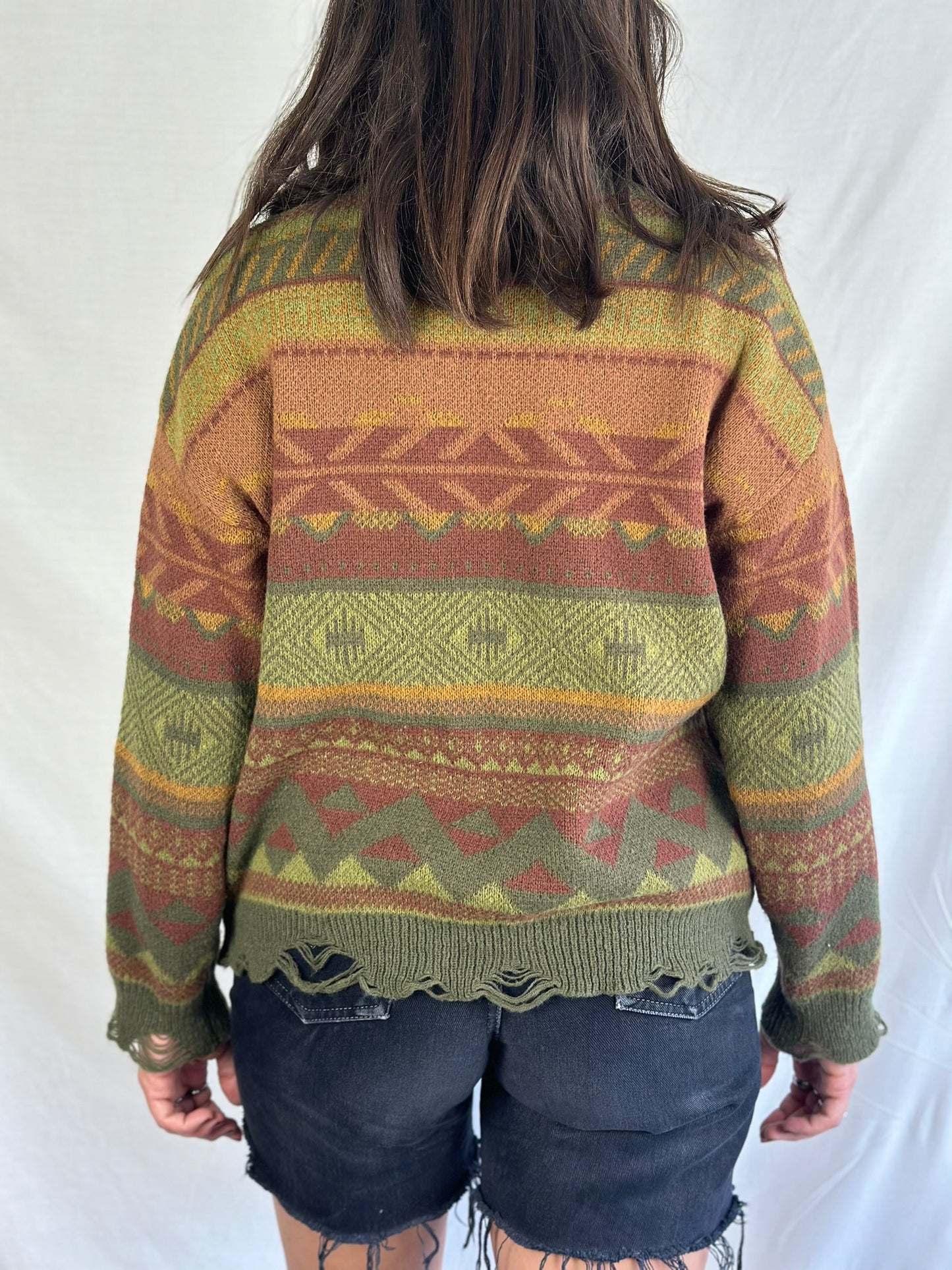 Vintage Patterned Sweater