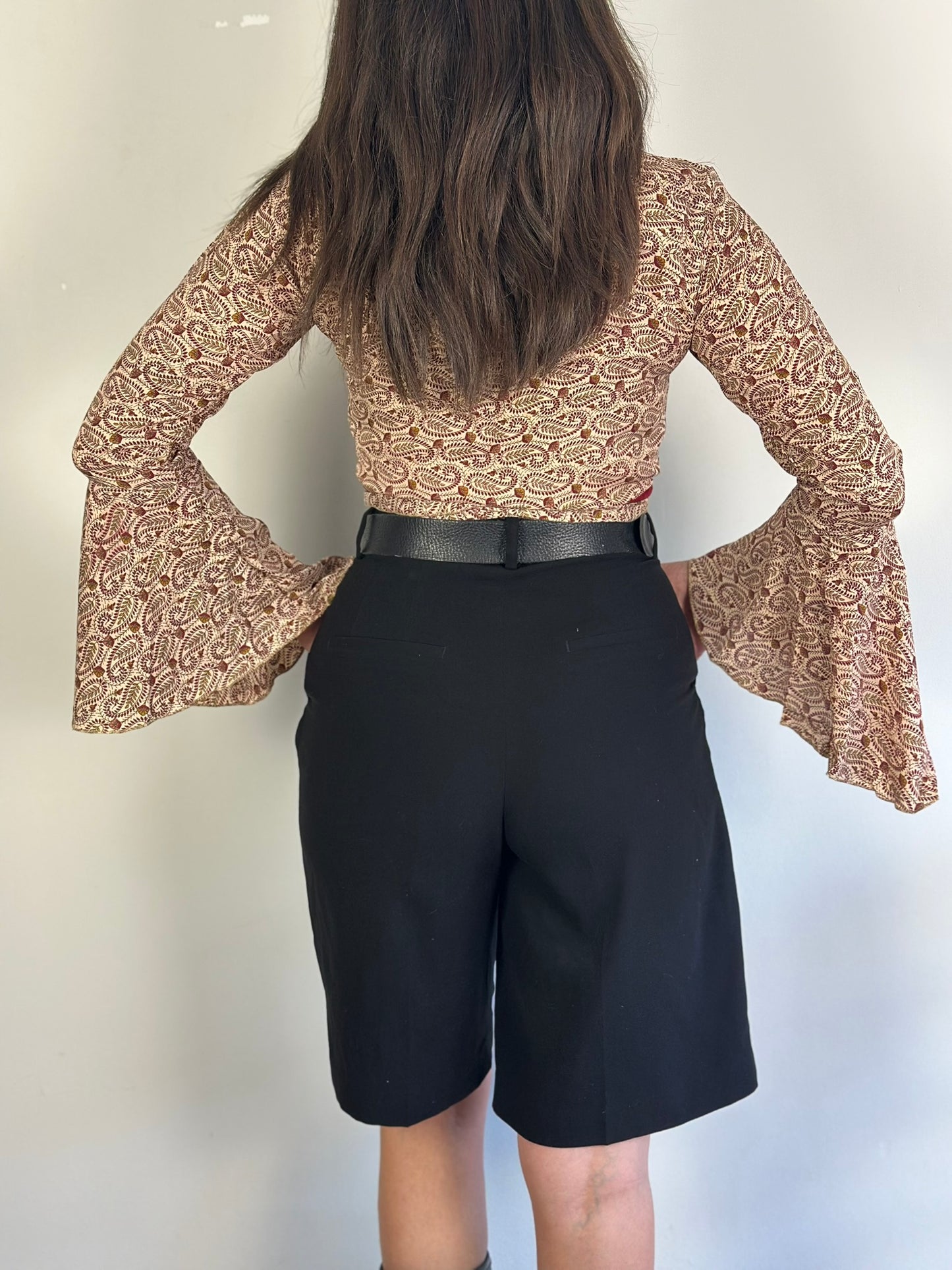 Recycled Silk Wrap Top