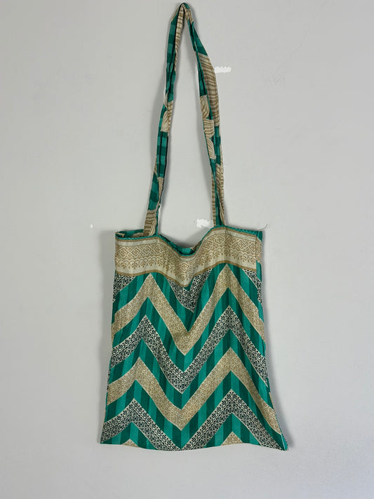 Recycled Silk Tote Bag