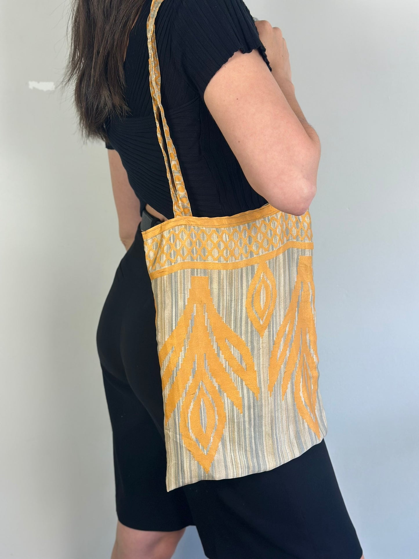 Recycled Silk Tote Bag