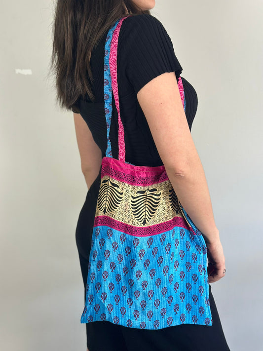 Recycled Silk Tote Bag