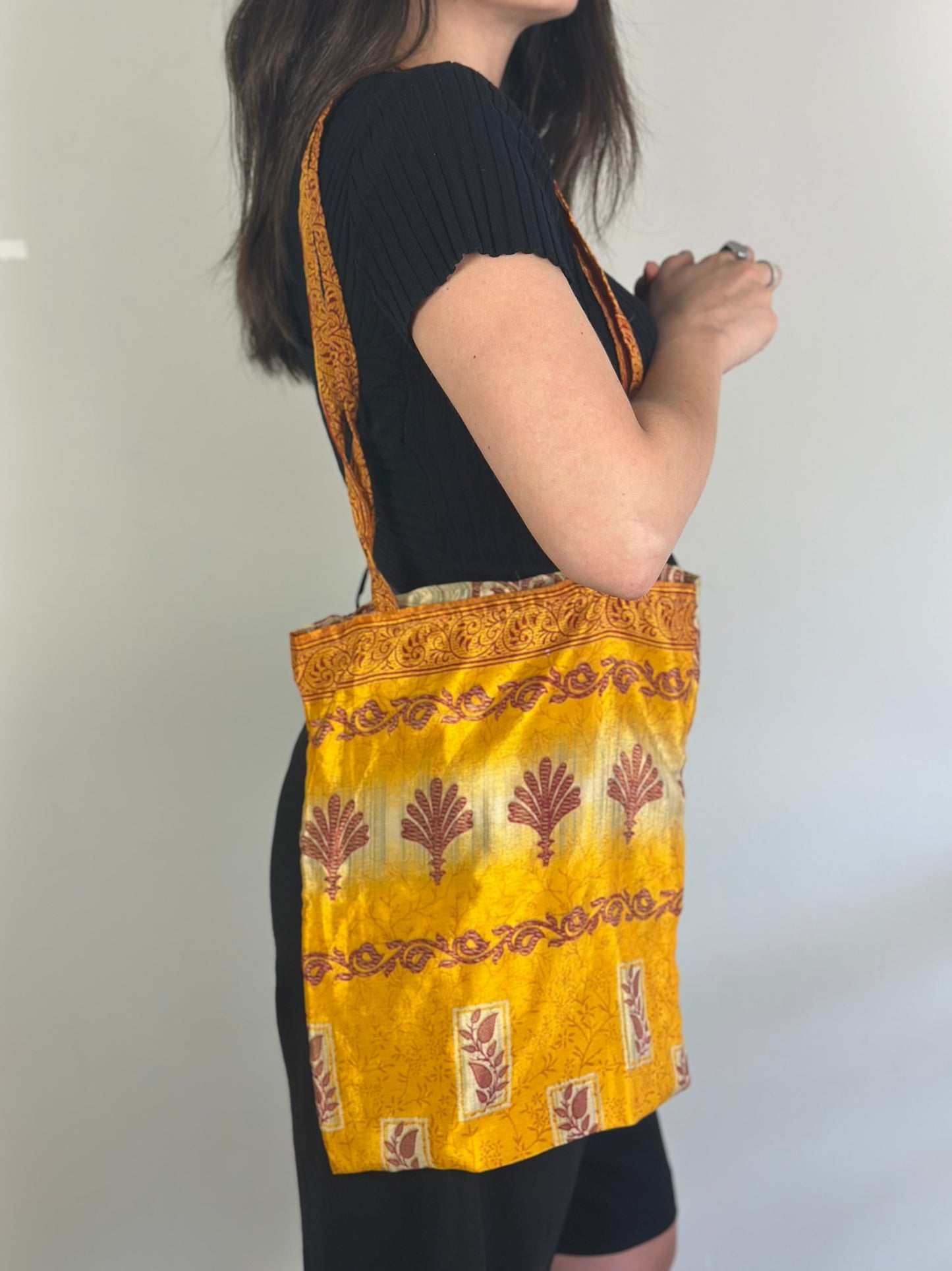 Recycled Silk Tote Bag