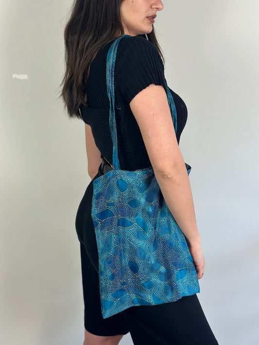 Recycled Silk Tote Bag