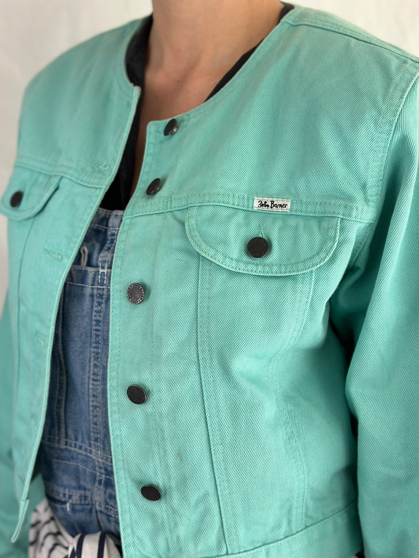 Teal Denim Jacket