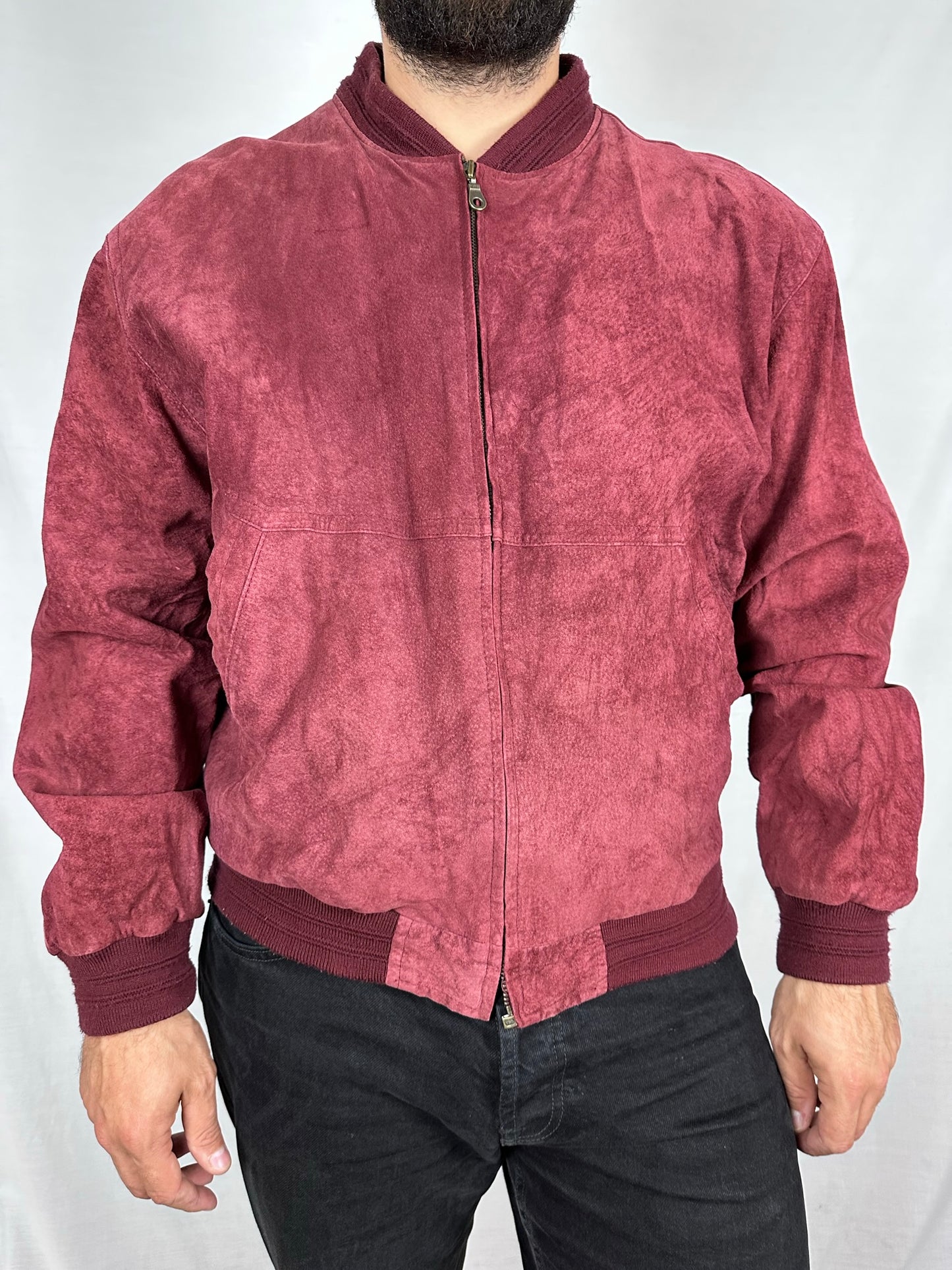 Vintage Suede Bomber