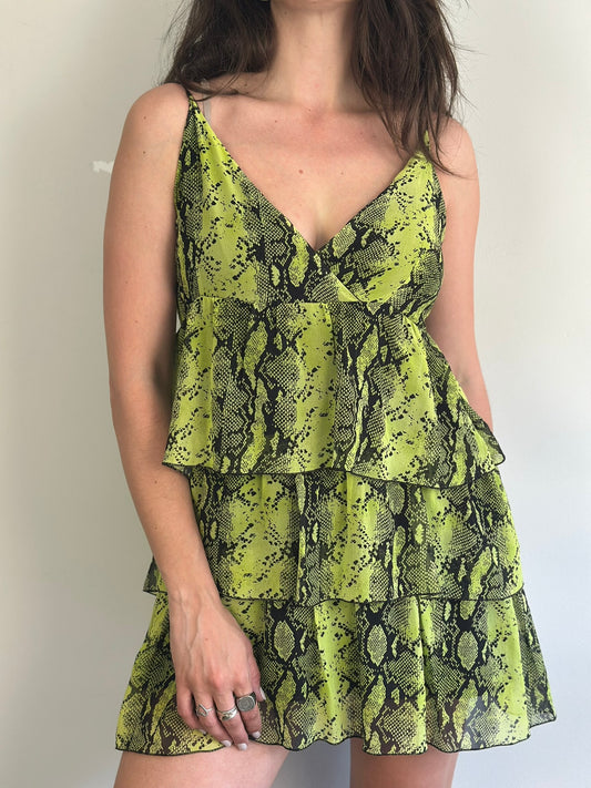 Mini Patterned Dress