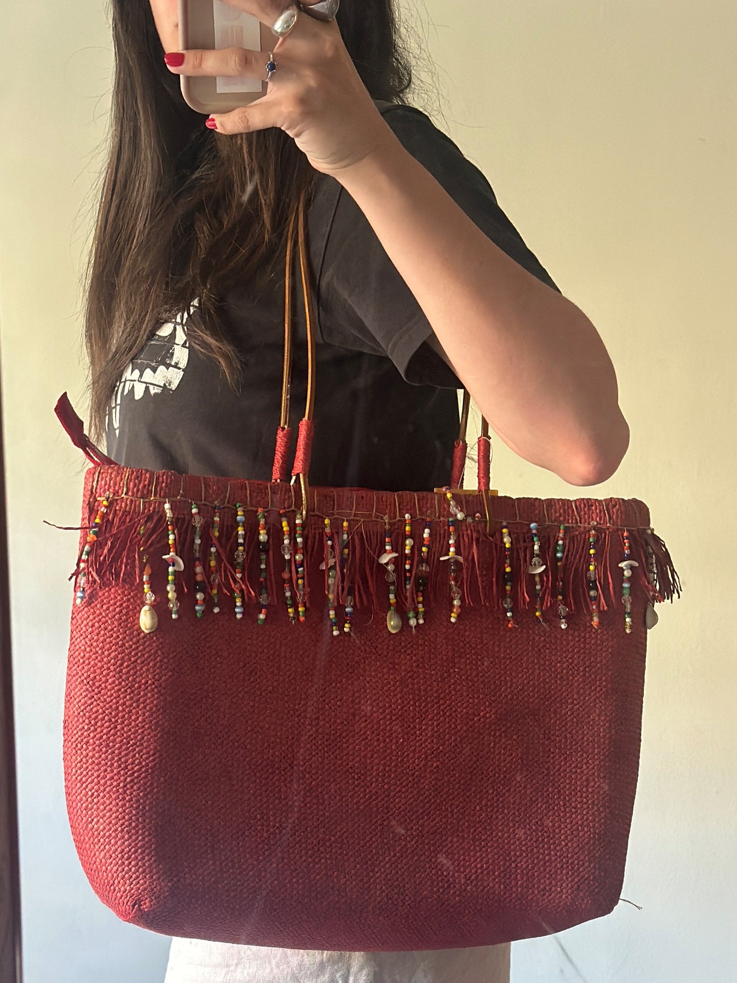 Vintage Straw Bag